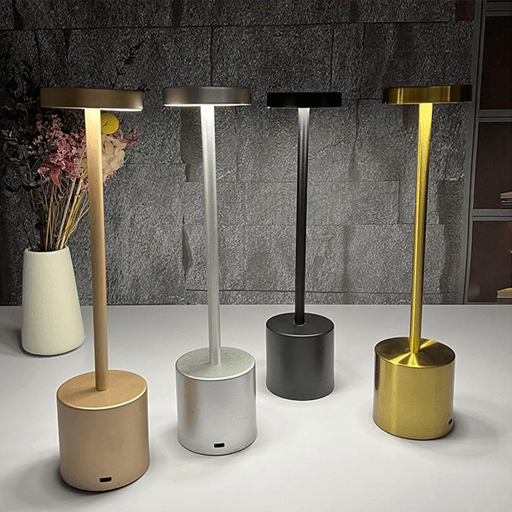 Lampes de table portables minimalistes - 4 couleurs