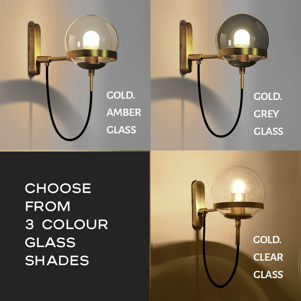 London Mauer Lamp - 2 Faarwen