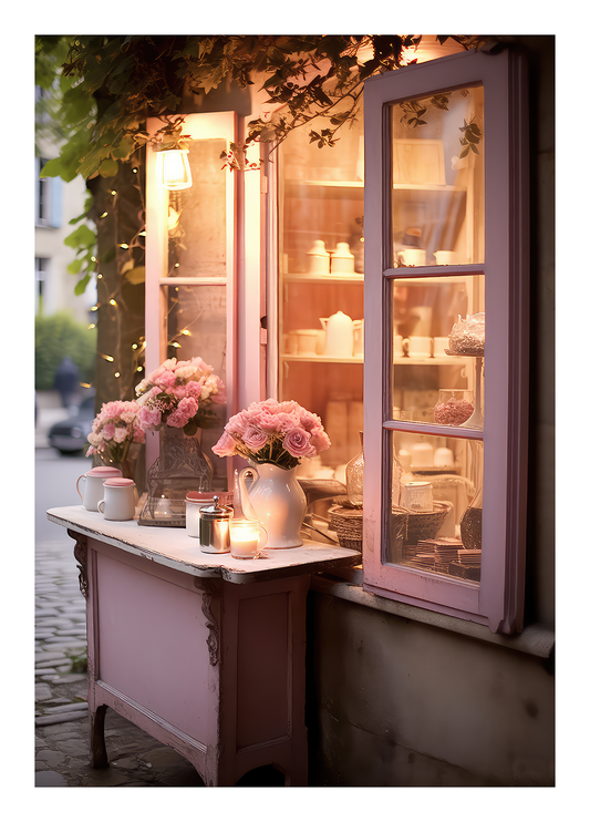 Cafe de Paris Art Print