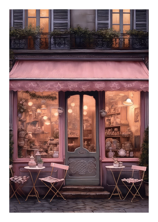 French Cafe Art Print