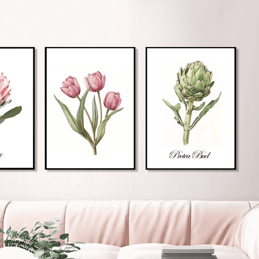 Protea Bud Art Print