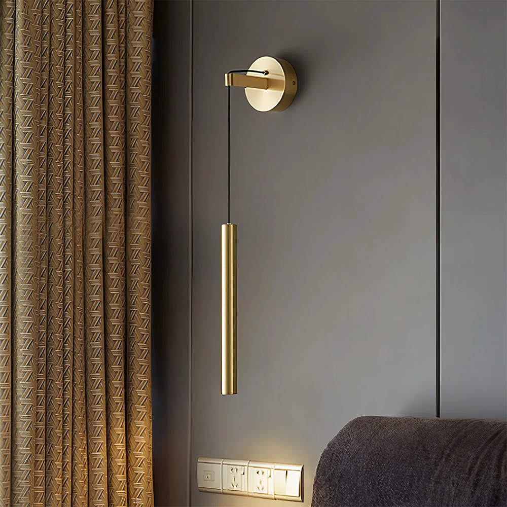 Nordic Minimalist Wall Light - Gold