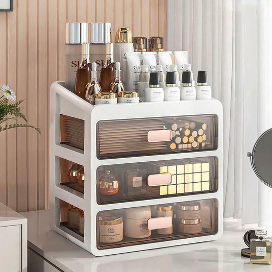 Elite Beauty Organizer für Make-up/Hautpflege – Eisweiß