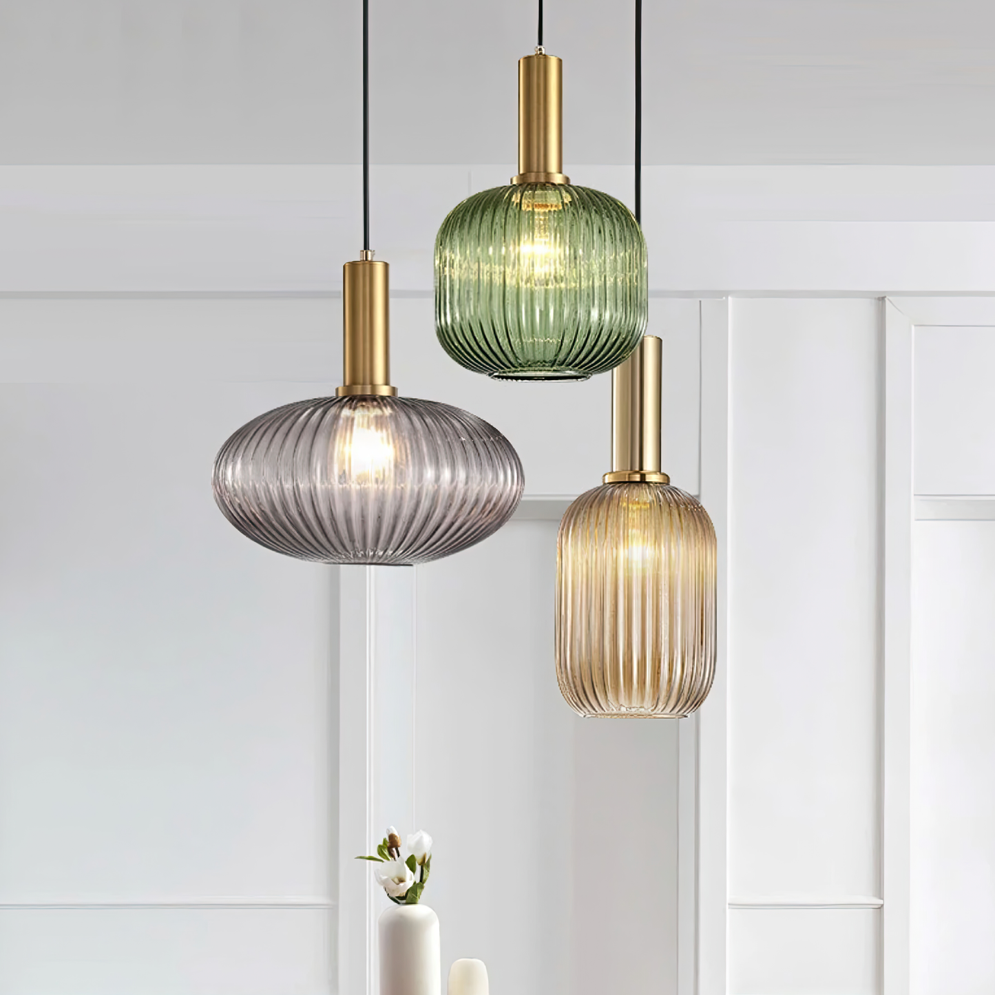 Nordic Colourful Glass pendant lights, Ceiling lights