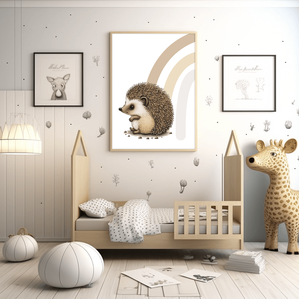 Meneer Egel, Kinderkamer Kunstdruk