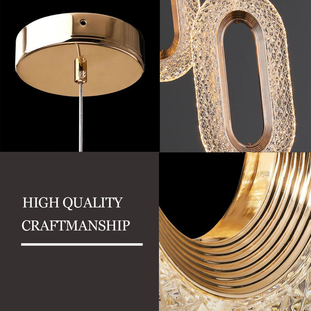 Crystal Led Glass Pendant lights, Ceiling lights