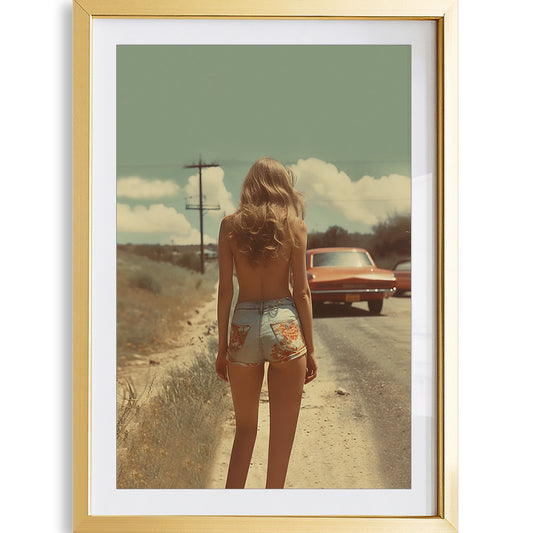 Impression artistique Fille de Californie