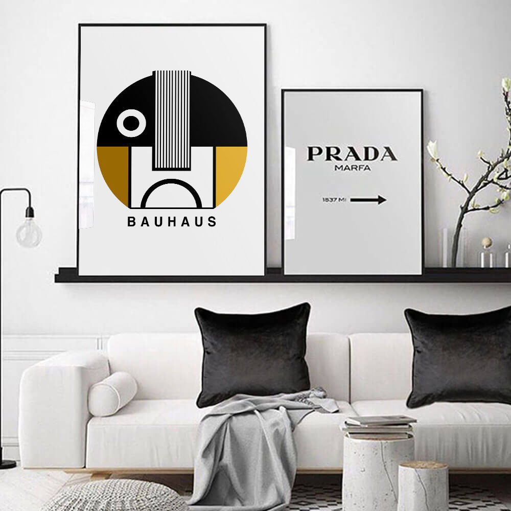 Impressão de arte facial Bauhaus