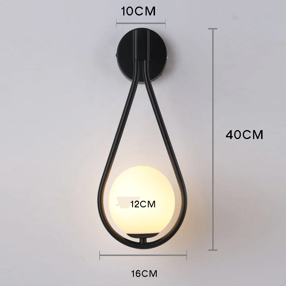 Nordic Loop Wall Light - Gold