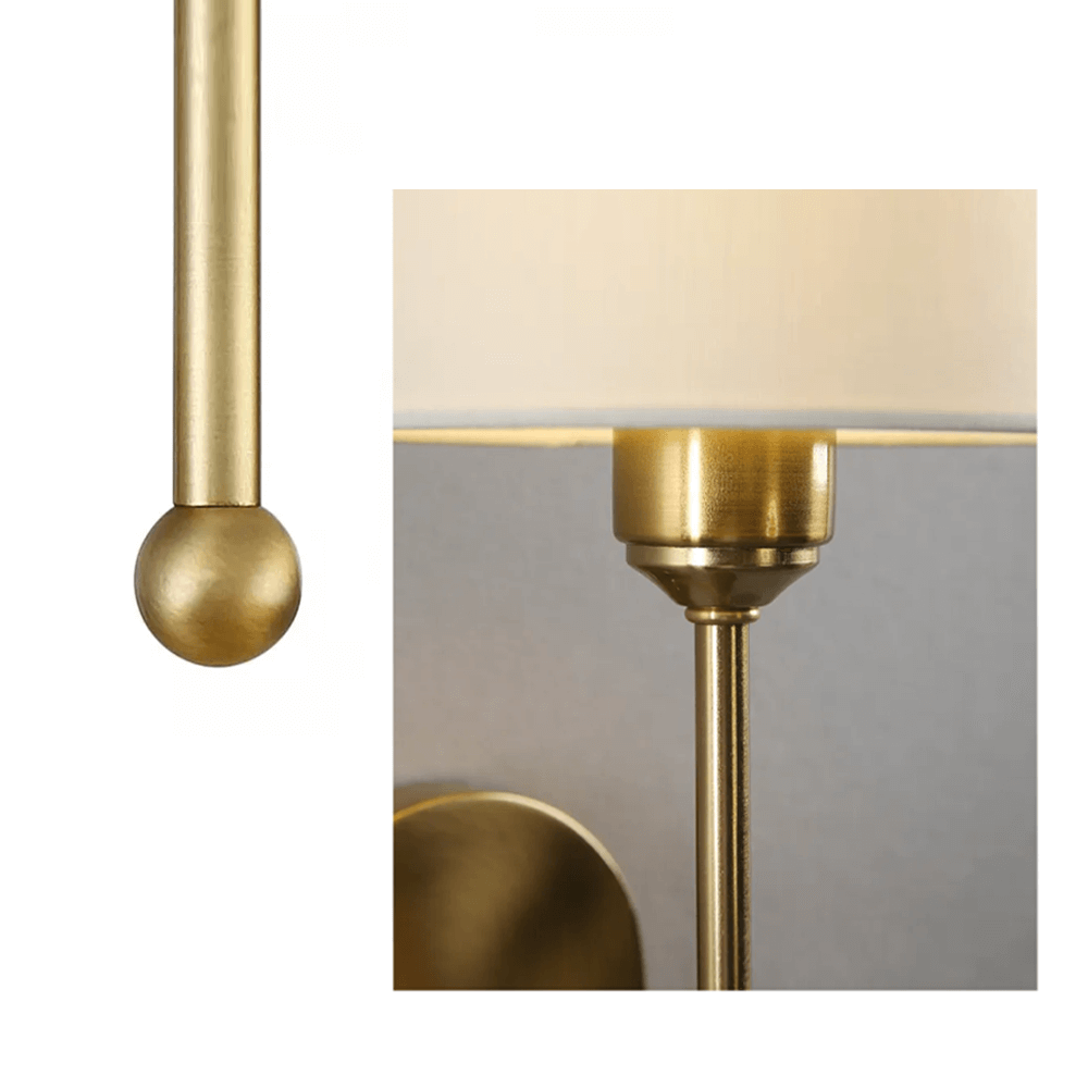 Elegance guld vägglampa