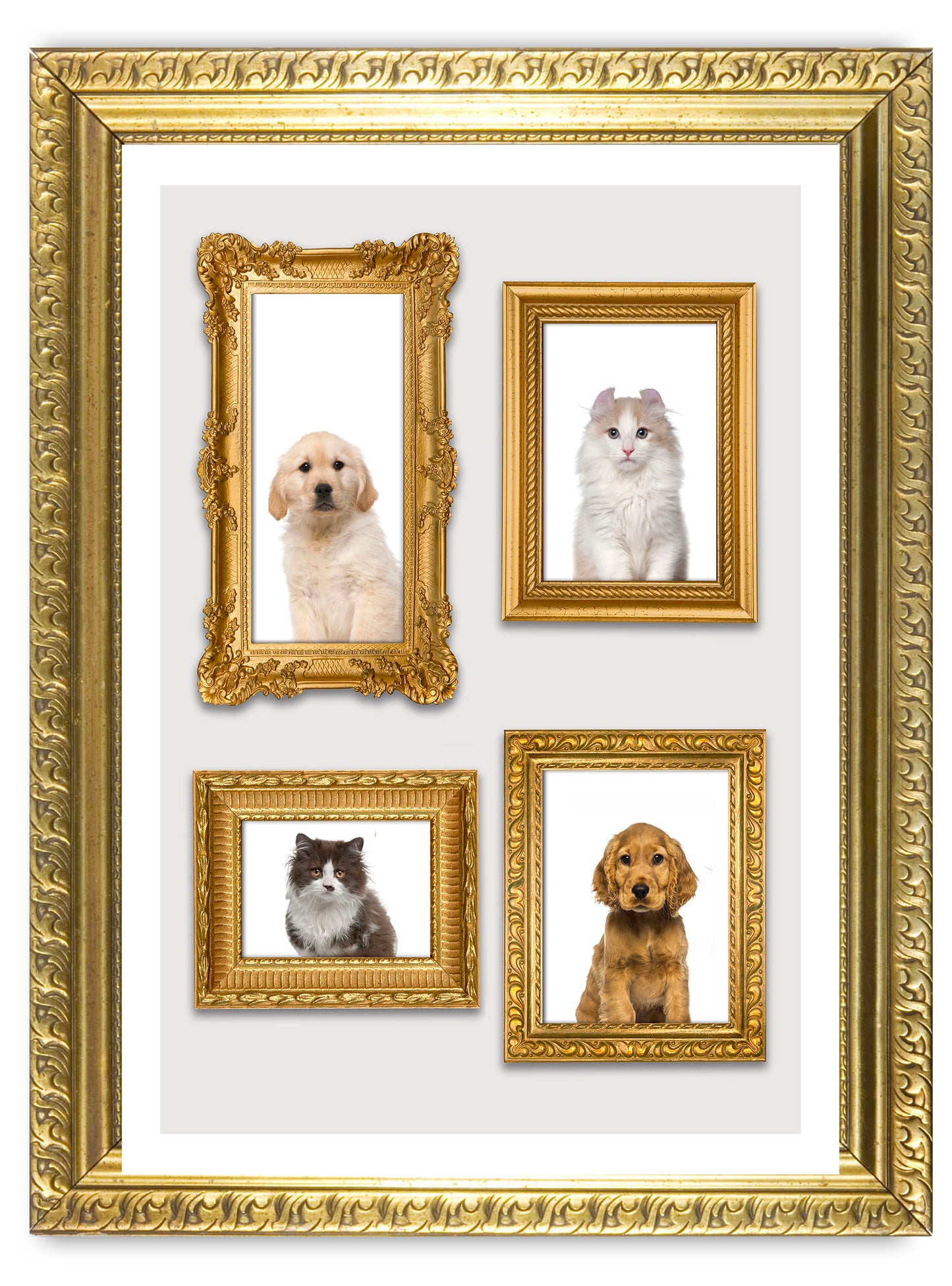 Kittens & Puppies Art Print