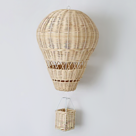 Rattan Balloon Basket Mobile