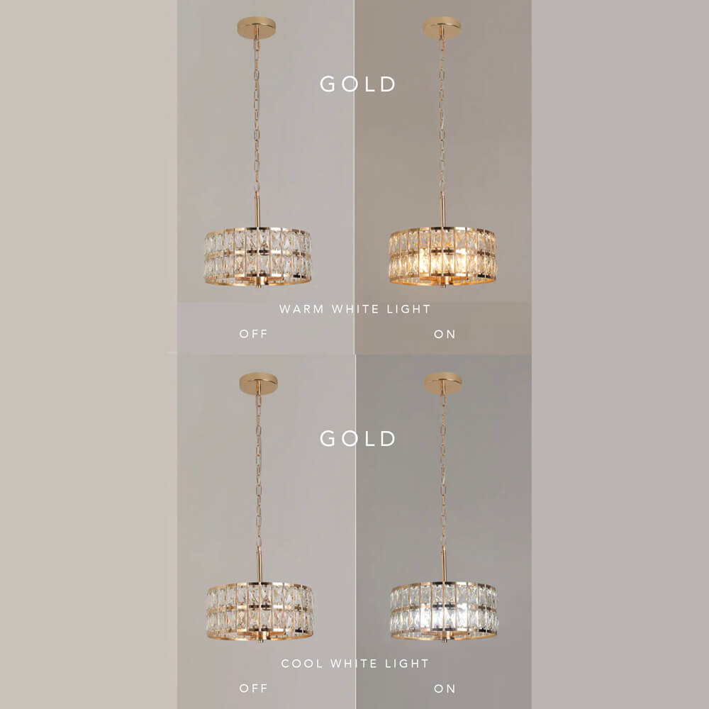 Lustre de Cristal - 3 Cores