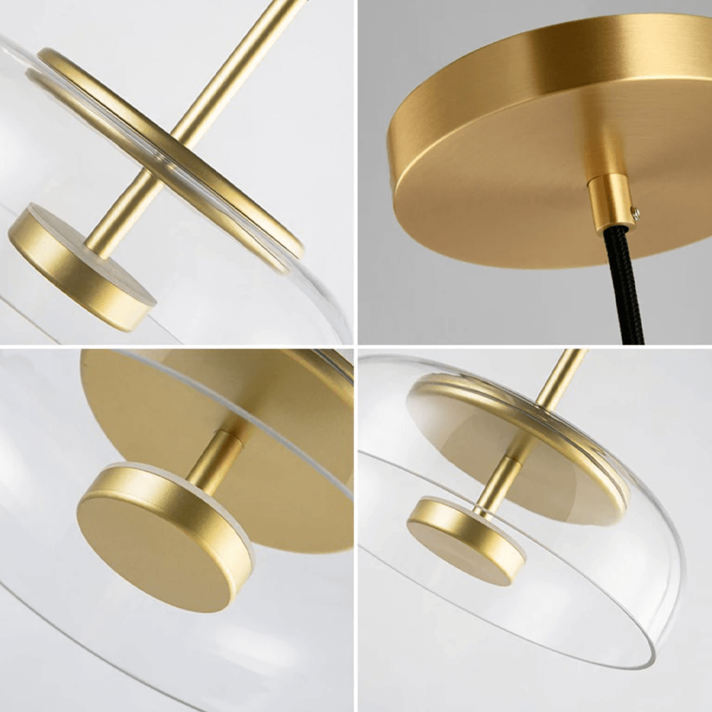 Scandi Glass Pendant Lights - 3 Colours