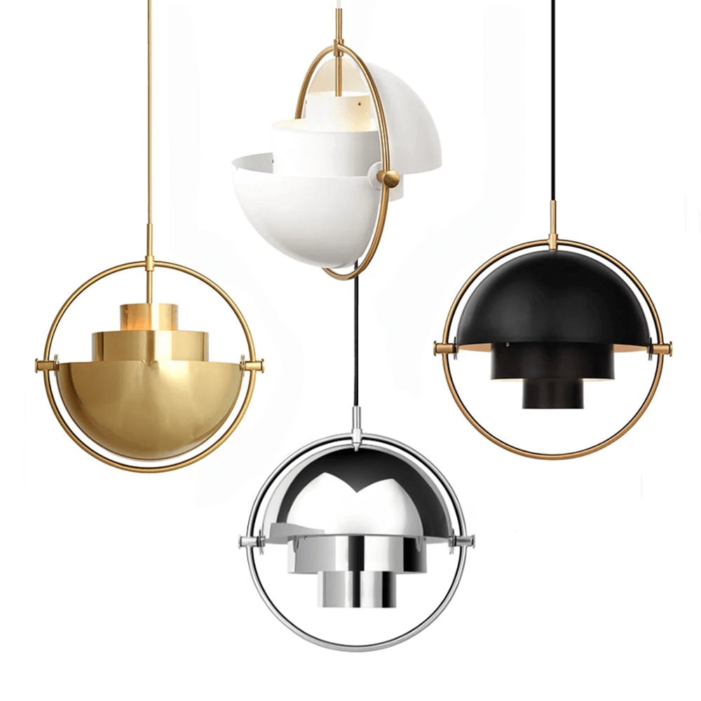 Modern Danish Pendant Light - 4 Colours