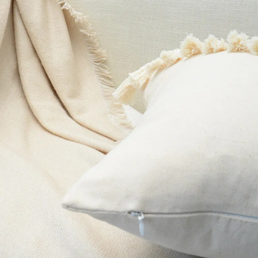 Boho Tasselled Cushion (B)