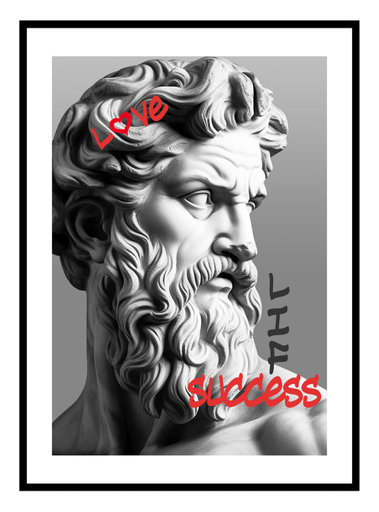 Greek Graffiti (A) Art Print