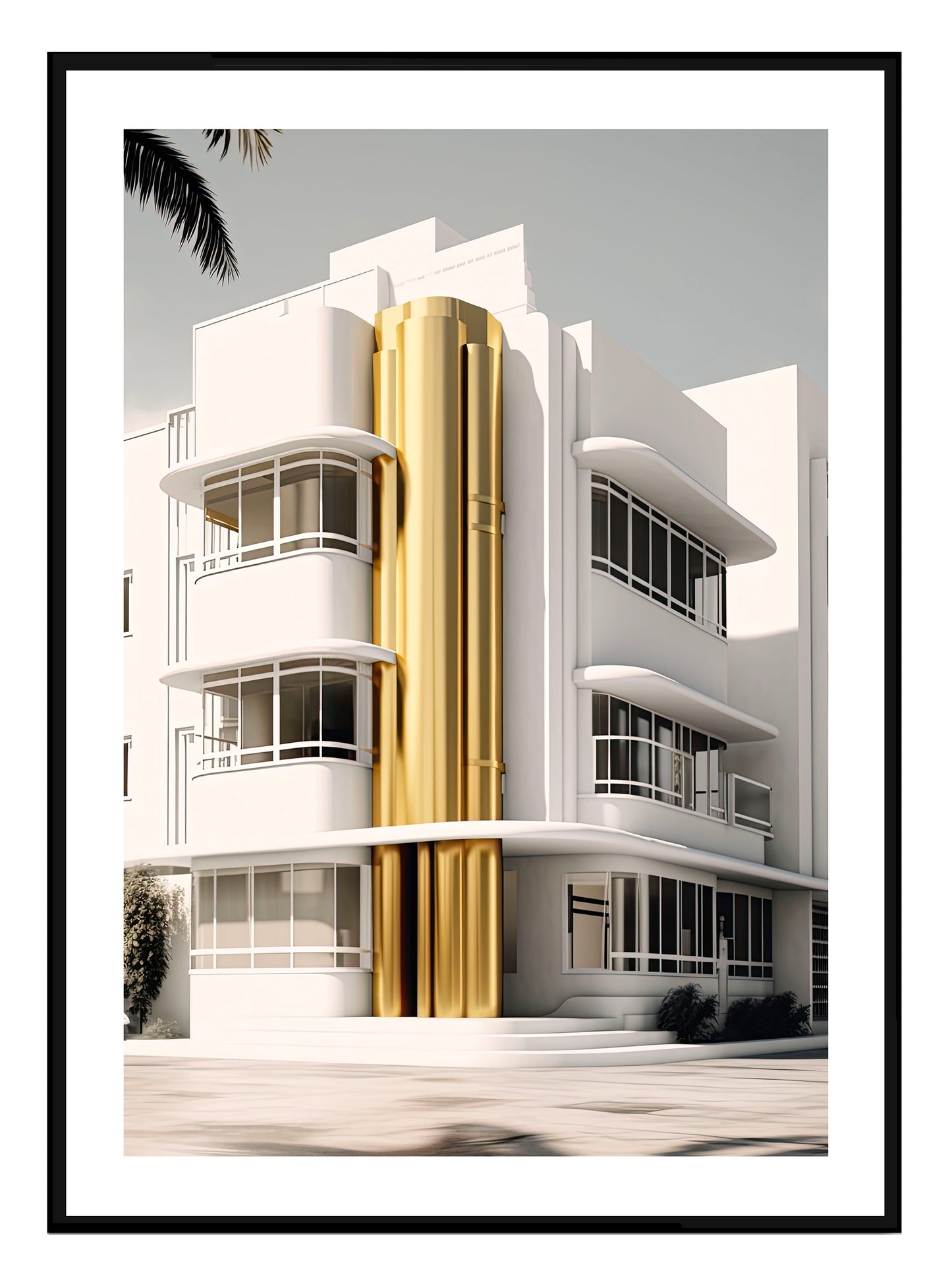 Bauhaus Building (A) konsttryck