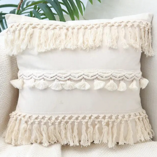Boho Tasselled Cushion (C)