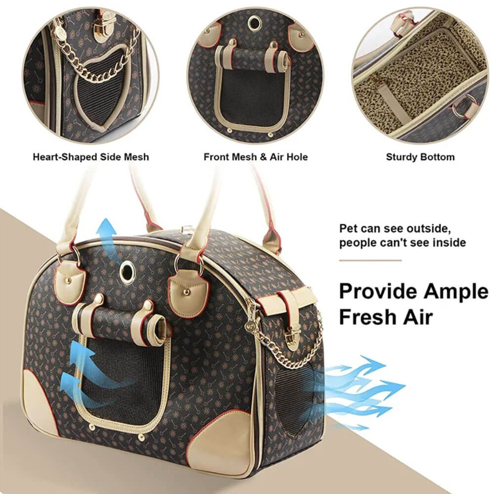 Luxury Portable Dog Travel Bag