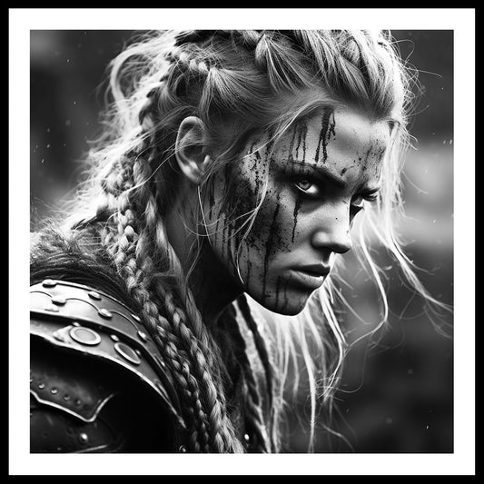 Viking Shieldmaiden (B) Art Print