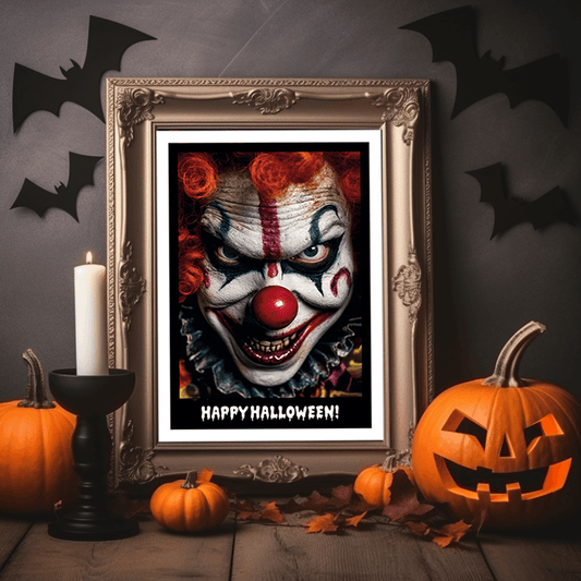Evil Clown Art Print