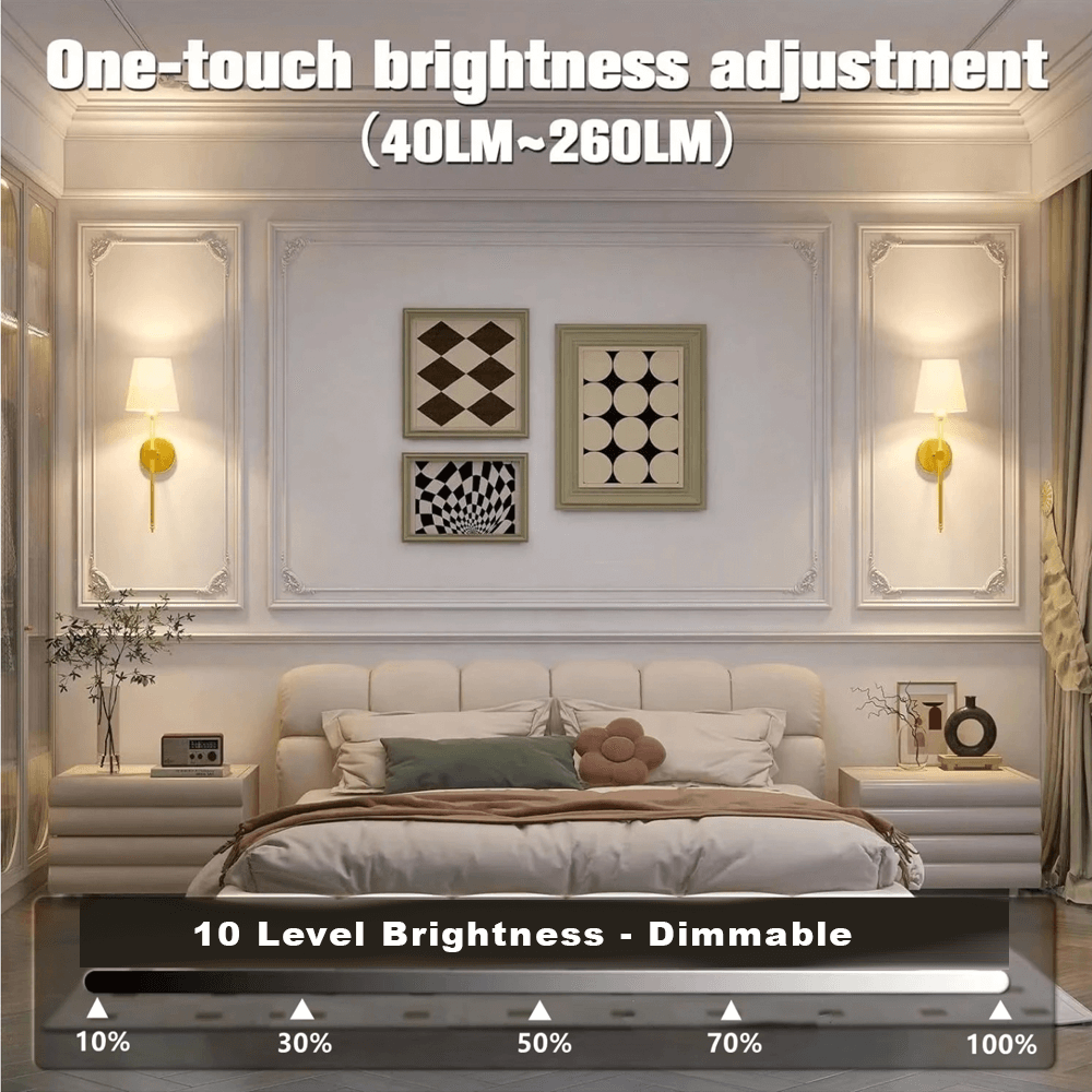 Elegance Gouden Wandlamp