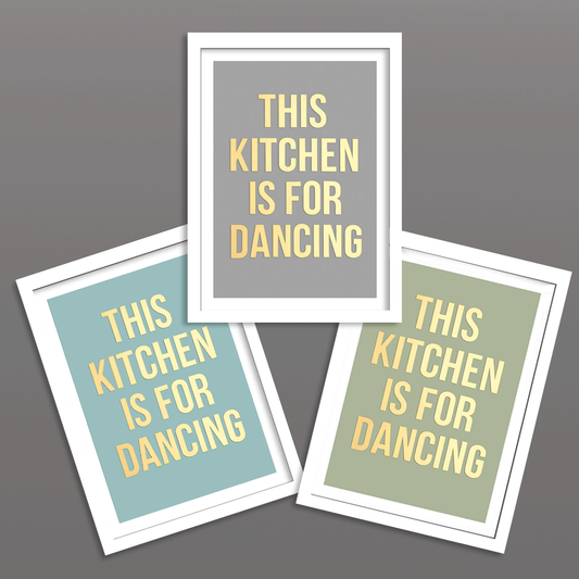 This Kitchen Art Print - 3 Colour Options