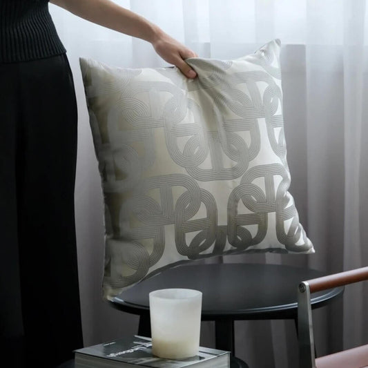 Luxury Geometric Cushions - 3 Colours - 45 x 45cm - Jasmine and Jade Interiors