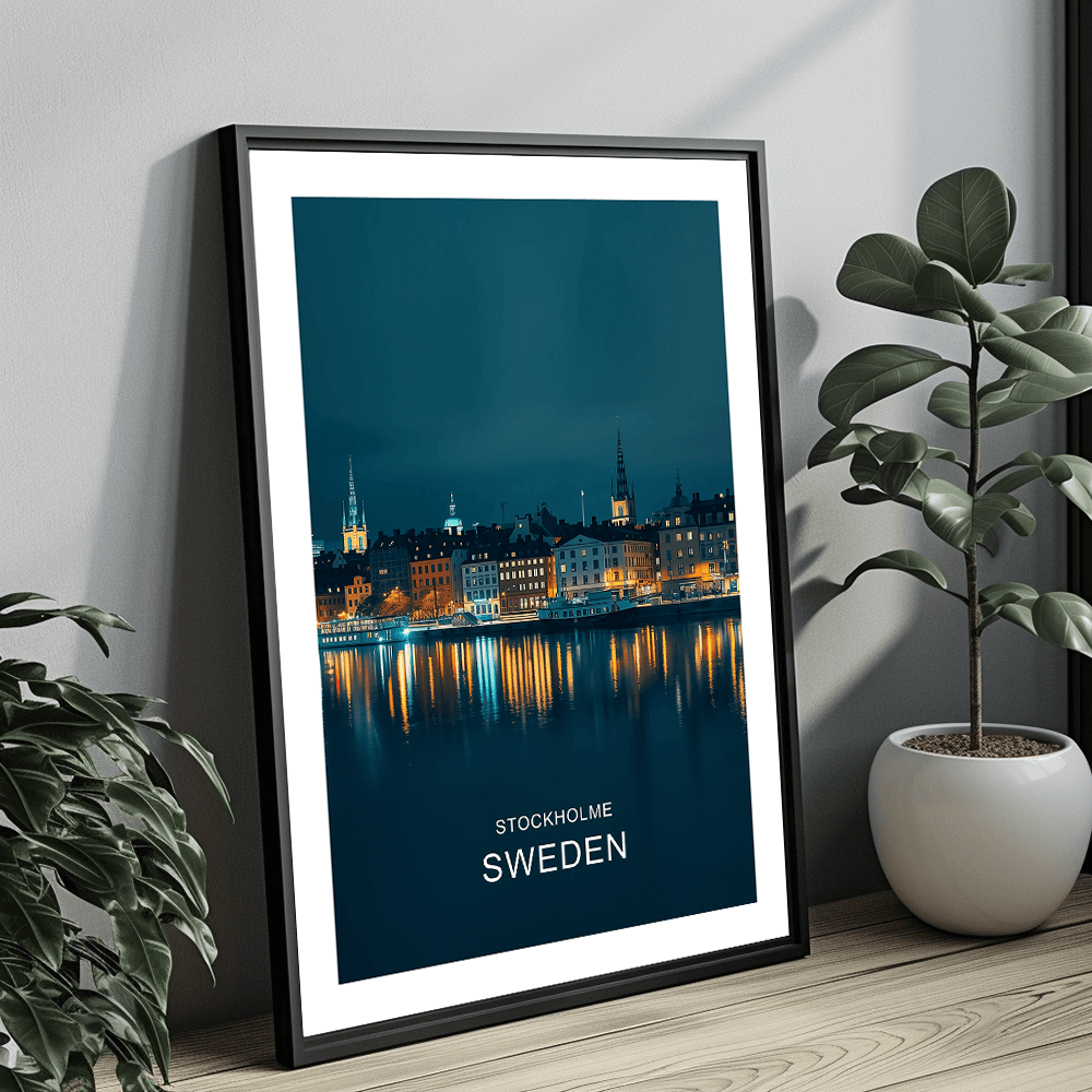 Абстрактен златен художествен печат (A)