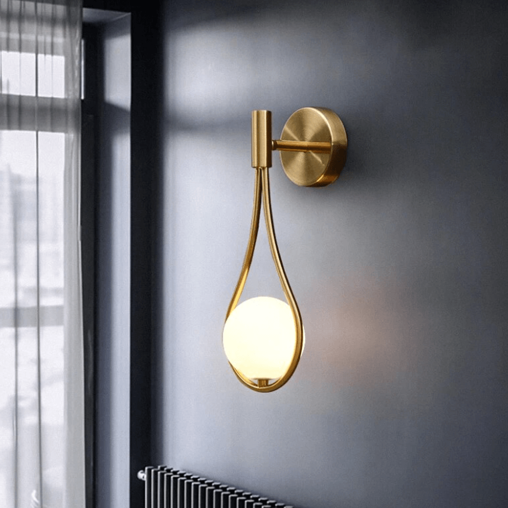 Nordic Loop Vägglampa - Svart
