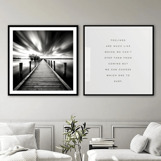 Dark Lake Wall Art Print