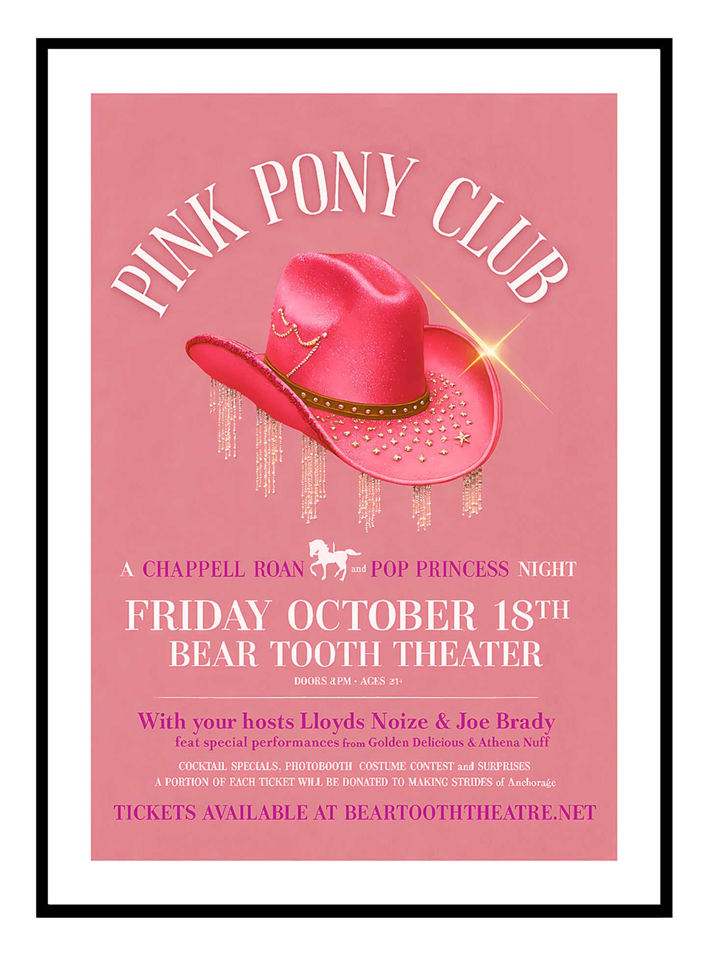 Pink Pony Club Art Print