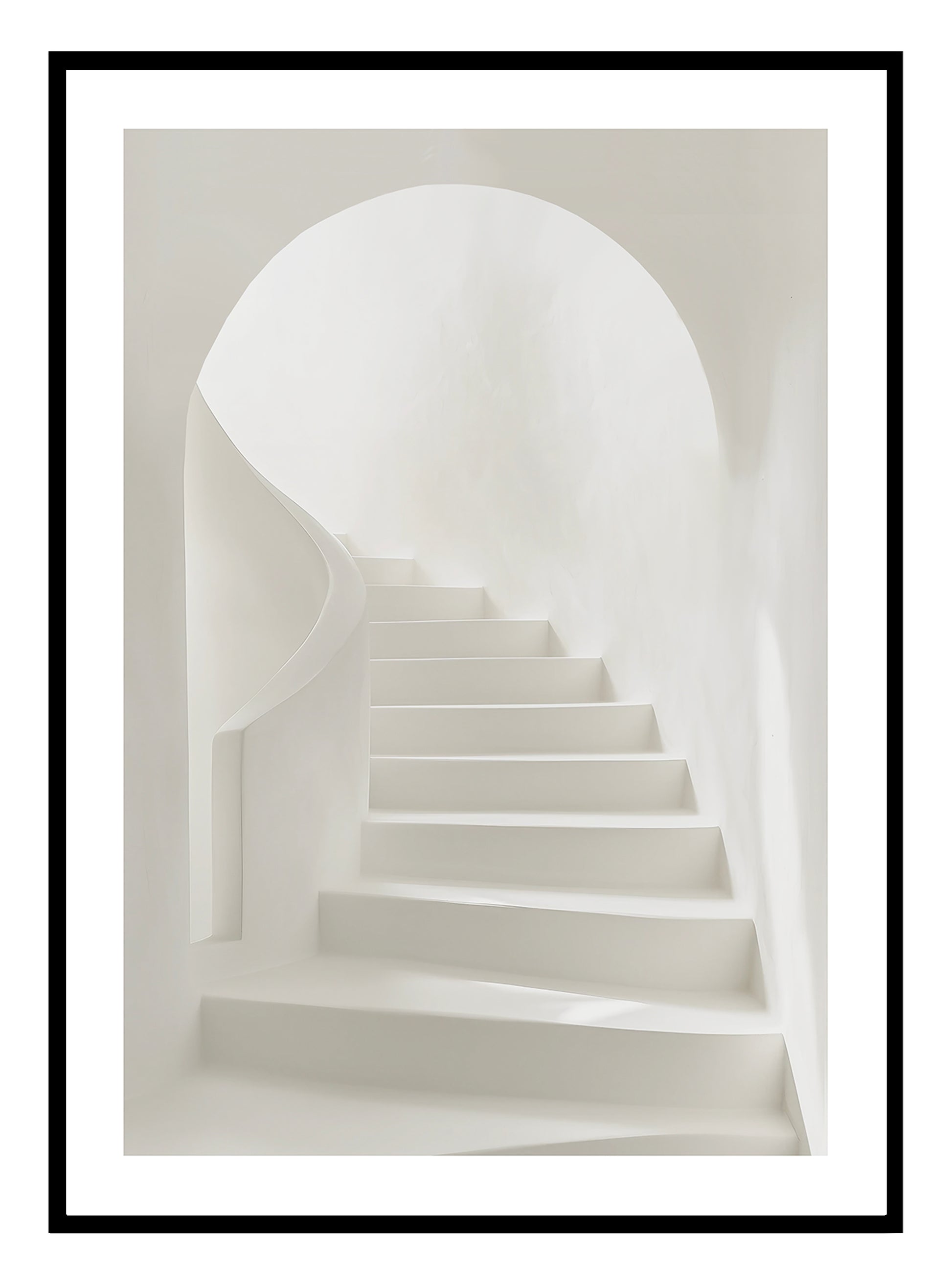 Arched Stairway Art Print