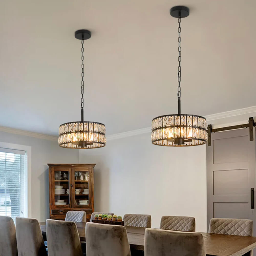 Lustre de Cristal - 3 Cores