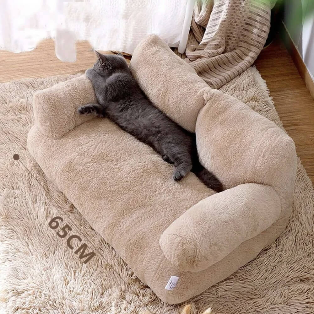Plush Cosy Cat Couch - 3 Sizes
