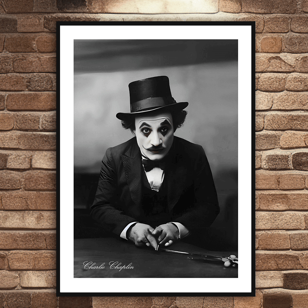 Charlie Chaplin Art Print 