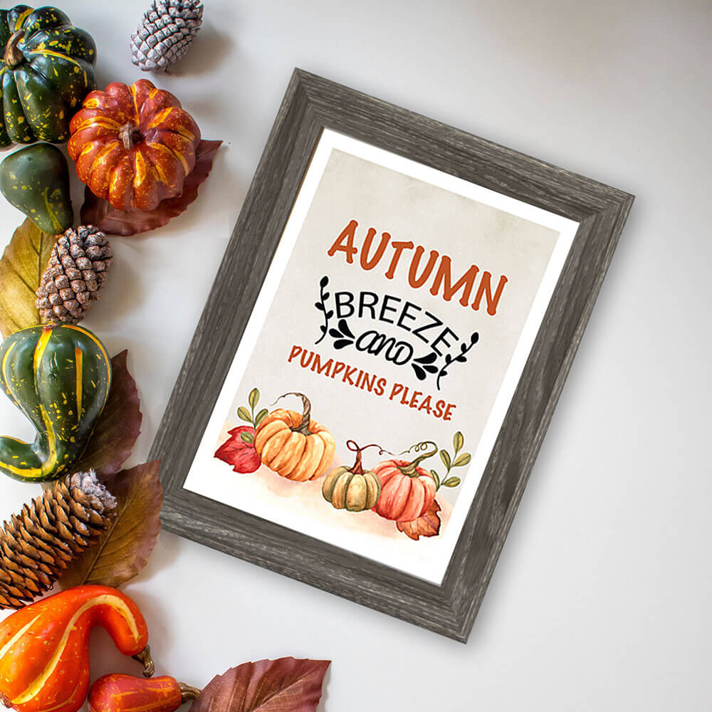 Pumpkins Please Art Print