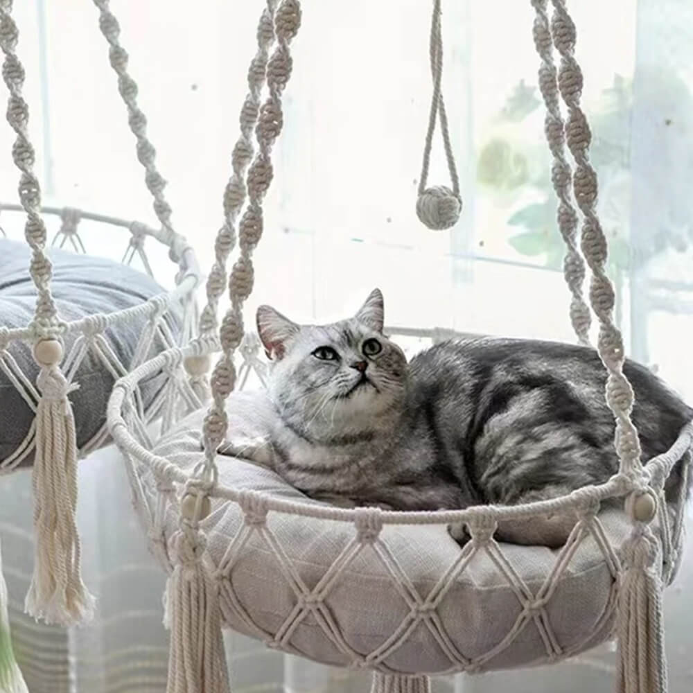 Макраме котешко легло хамак