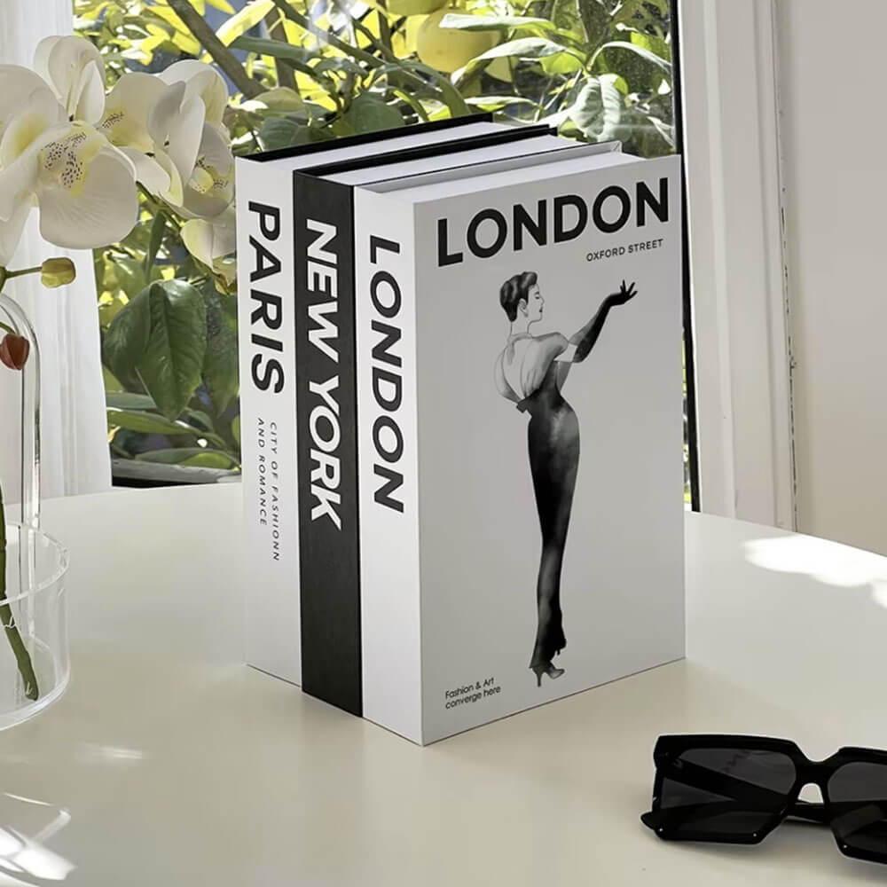 Faux Designer Storage Books