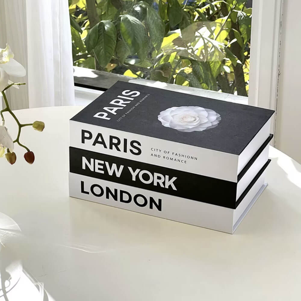 Faux Designer Storage Books