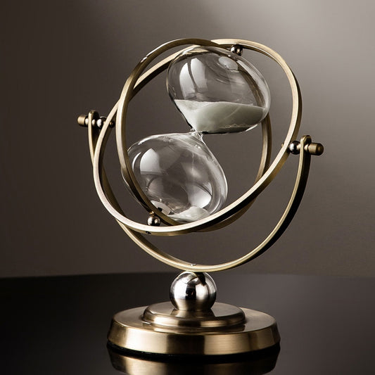 Uaineadóir Hourglass Órga Só - Gaineamh Bán, 30 nó 60 Nóiméad