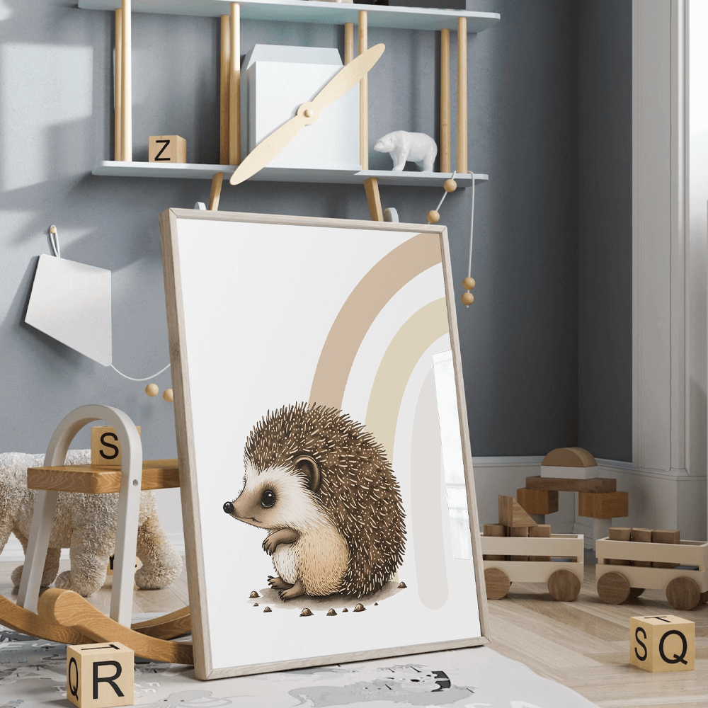 Meneer Egel, Kinderkamer Kunstdruk