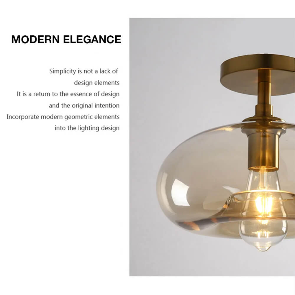 Eclipse Glass Ceiling Light