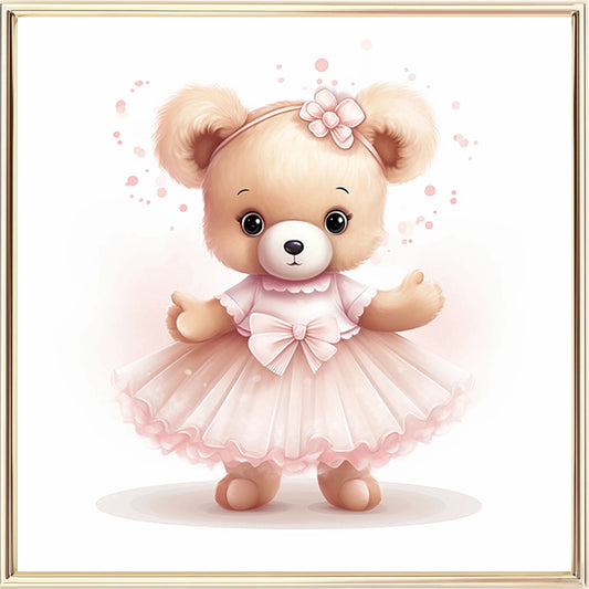 Little Ted Art Print