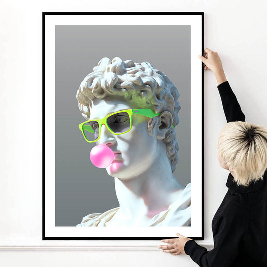 David Bubble Art Print