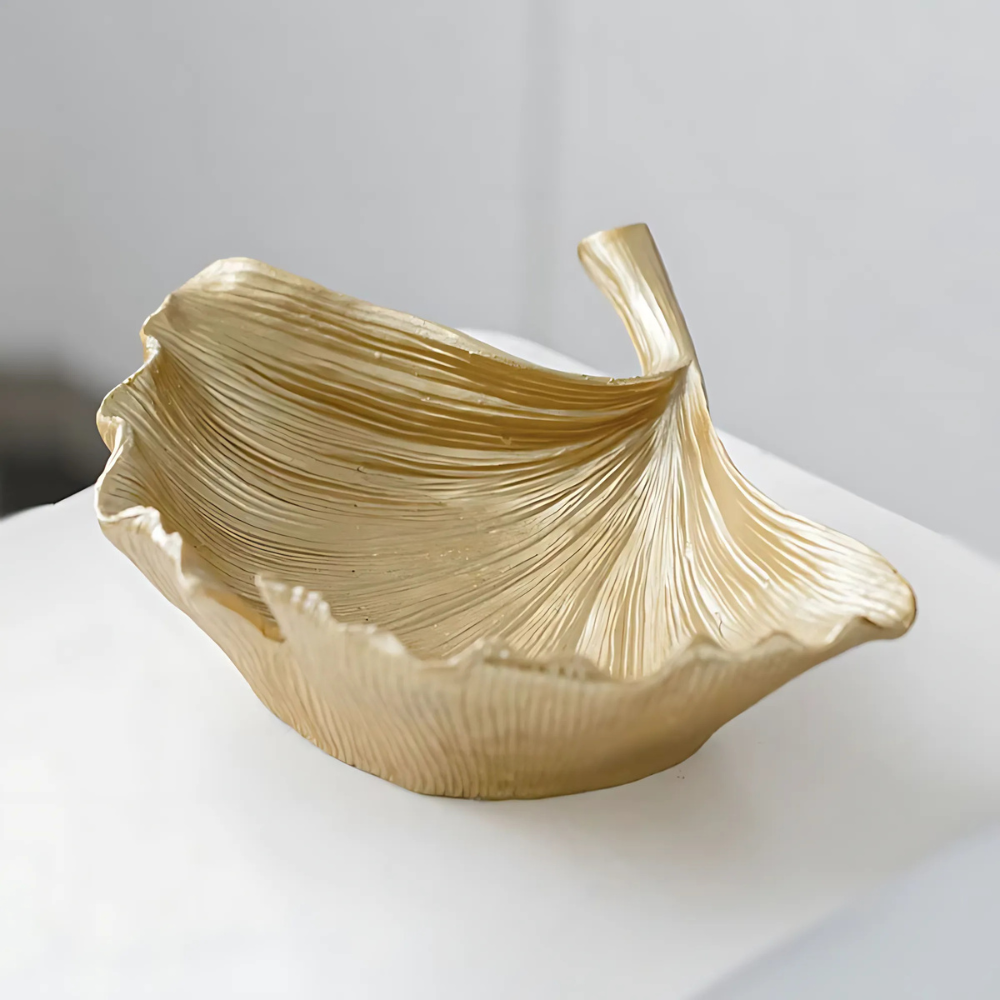 Large Gold Shell Sculpture