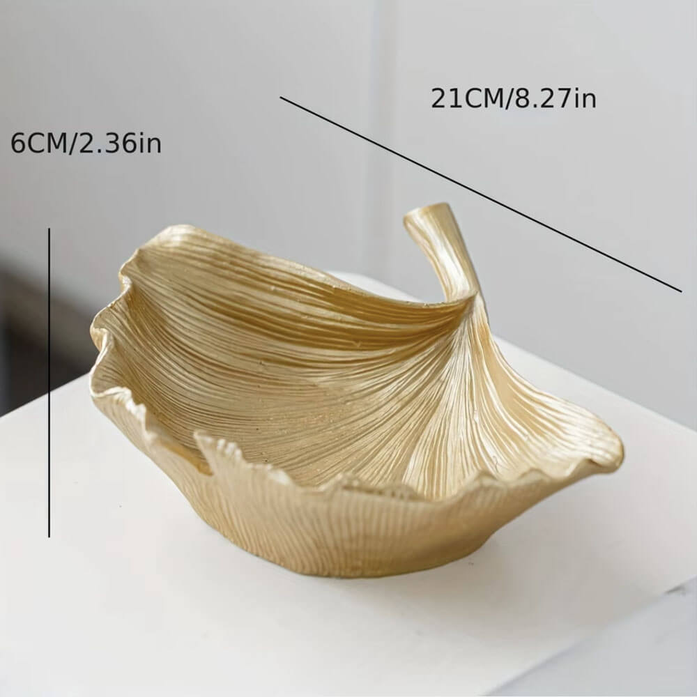 Large Gold Shell Sculpture
