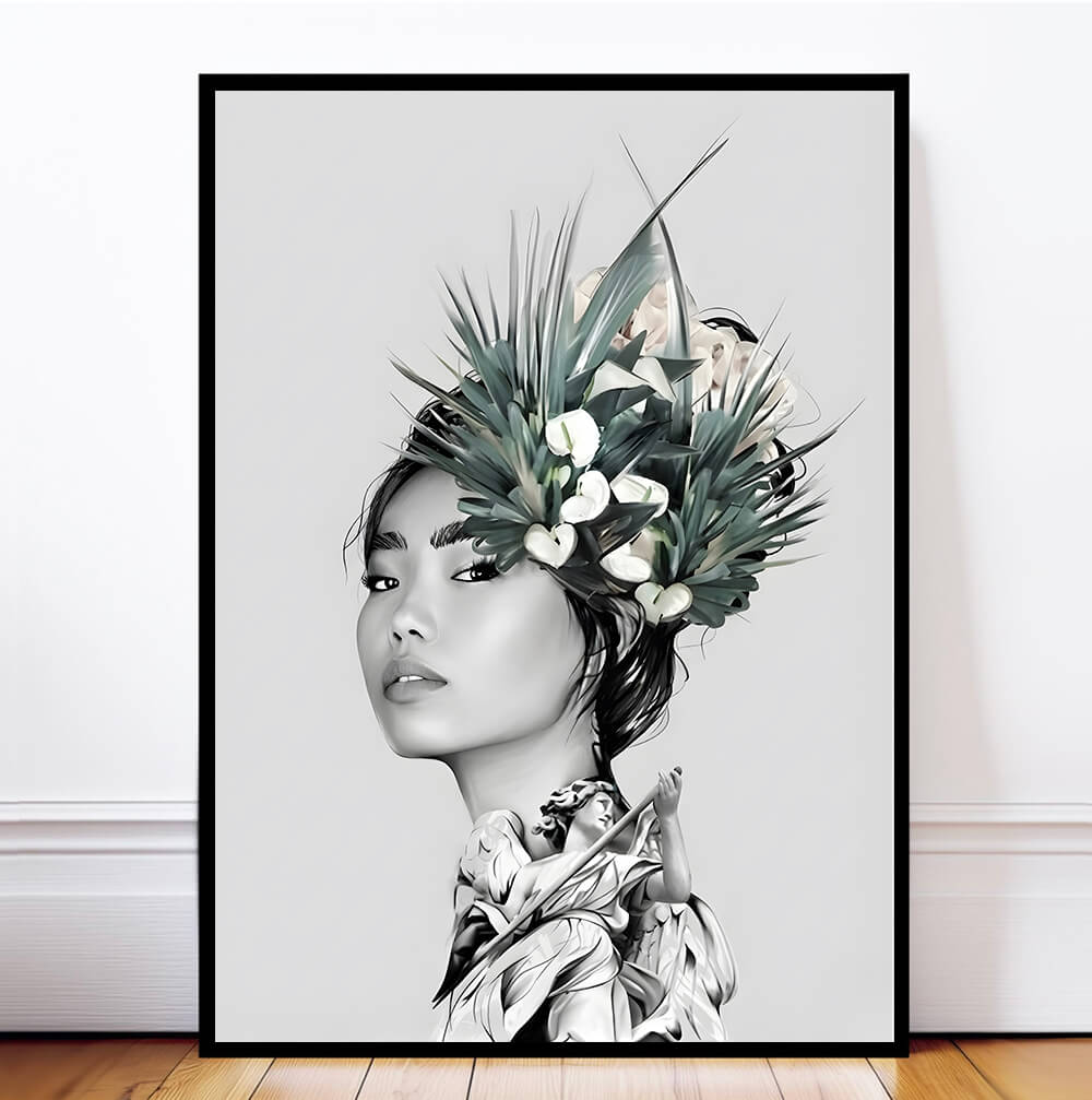 Botanical Girl (D) Art Print