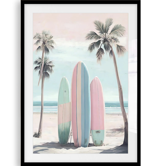 Szörfdeszkák Art Print